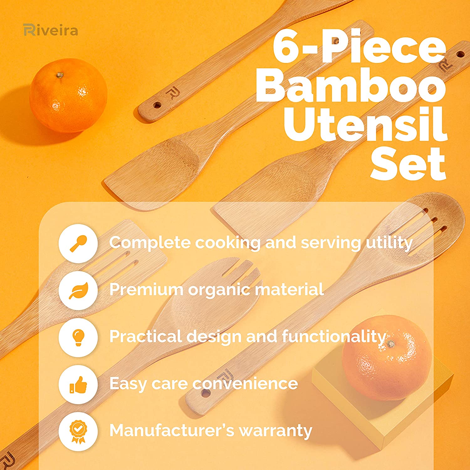 WOODEN SPOONS SET OF 6