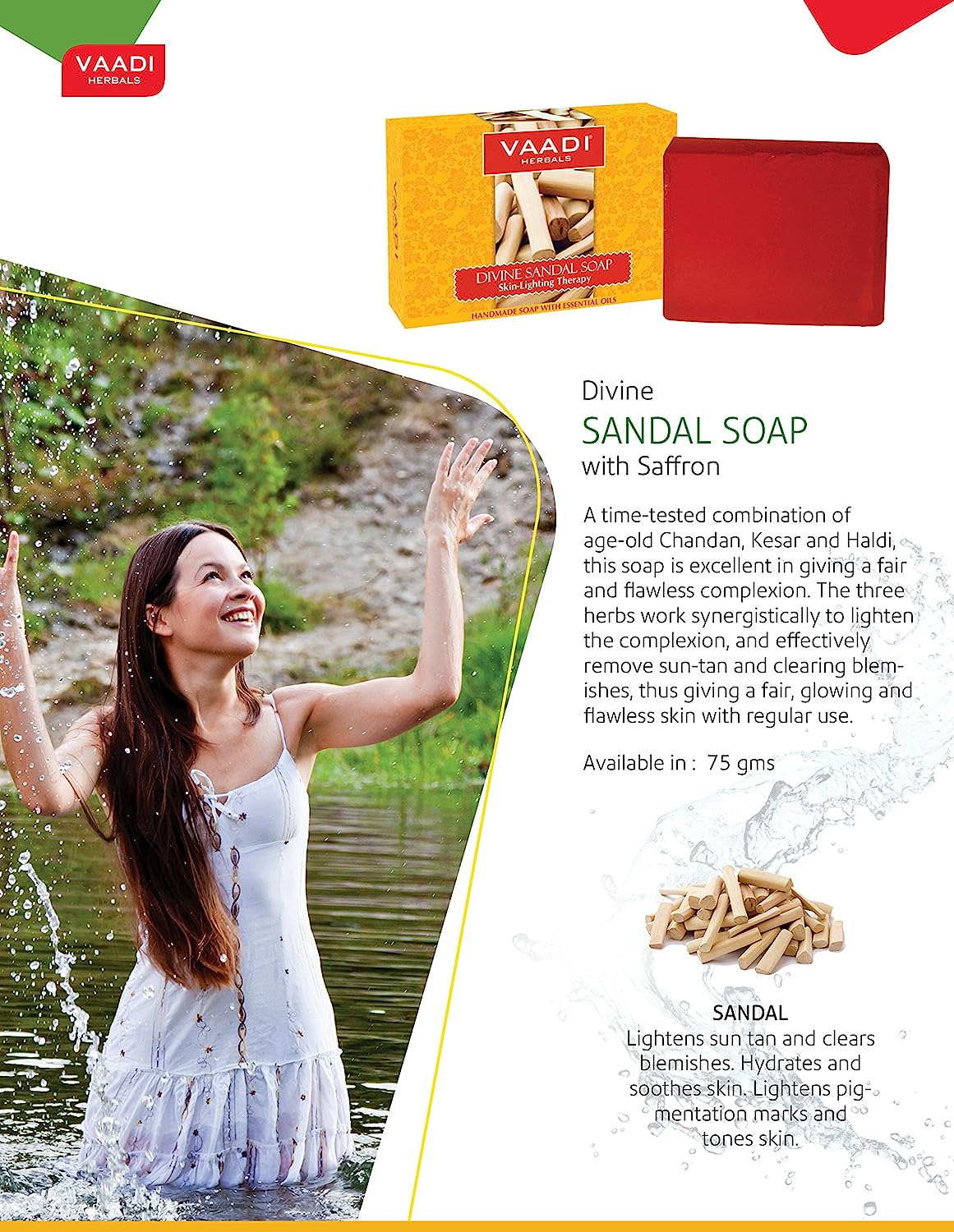 VAADI HERBALS ROSE SOAP