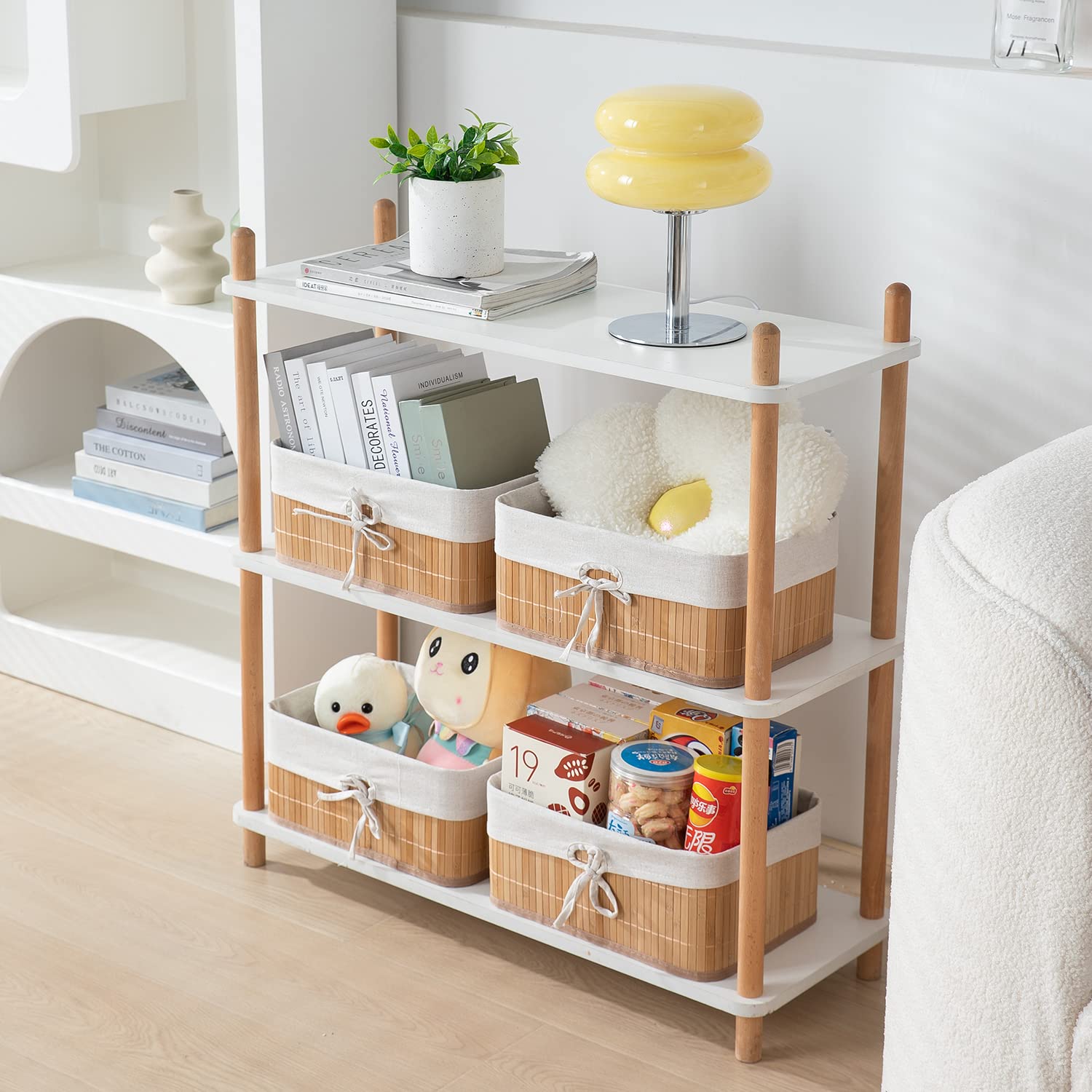BAMBOO STORAGE BASKET