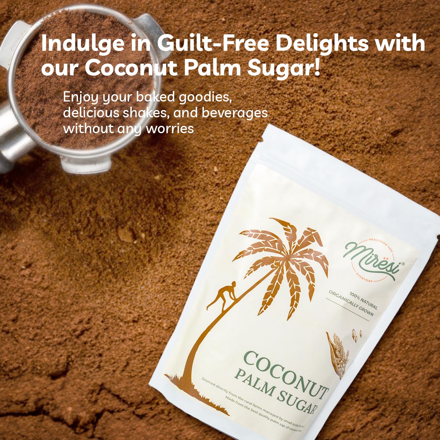 MIRESI ORGANIC COCONUT PALM SUGAR