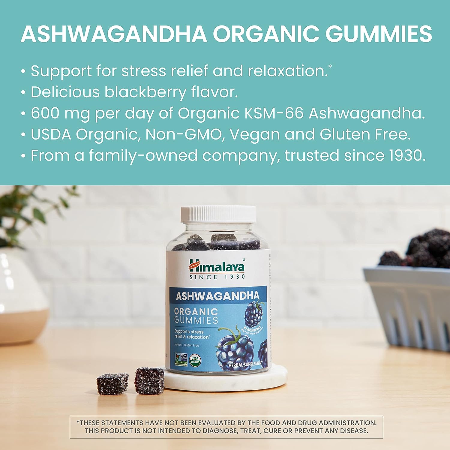 HIMALAYA ORGANIC GUMMIES (BUY 2 GET 30 GUMMIES XTRA)