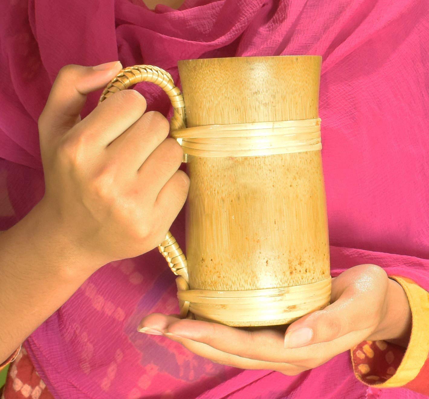 GOLDEN BAMBOO BEER MUG