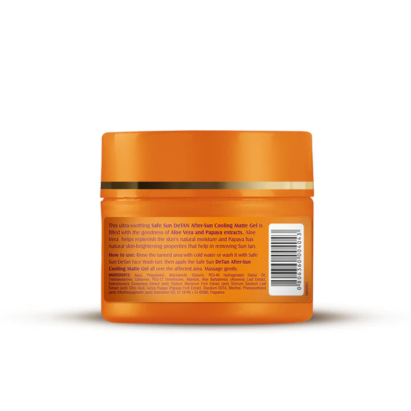 Safe Sun DeTan After Sun Cooling Matte Gel