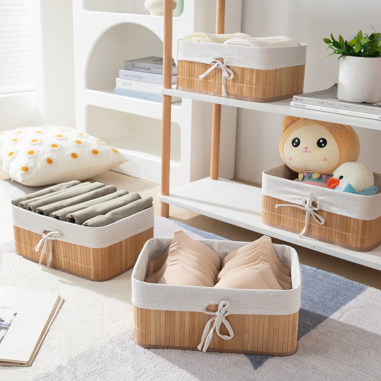 BAMBOO STORAGE BASKET